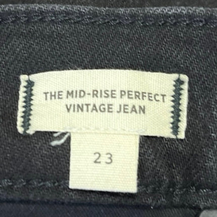 NEW Madewell The Perfect Vintage Women's Black Mid Rise Skinny Denim Jeans 23