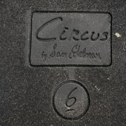 Circus by Sam Edelman Deana Black Sherpa Slip On Chunky Platform Loafers Shoes 6