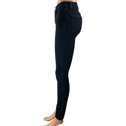 J. Brand Women's Black Dark Wash High Waisted Slim Skinny Denim Jeans Pants 26