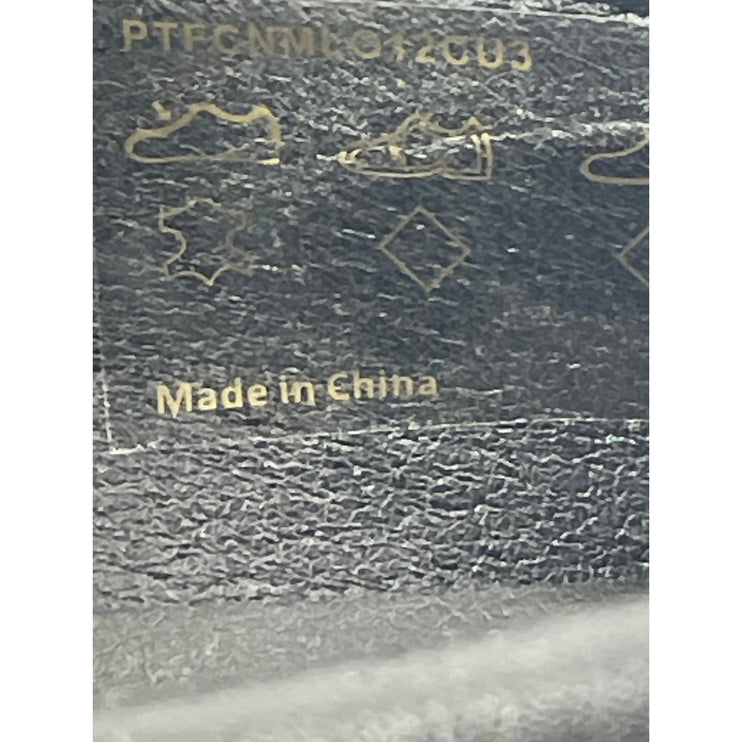 NEW Tiffany & Co Mens Black Leather Low Top Slip On Almond Toe Loafers Shoes 8.5