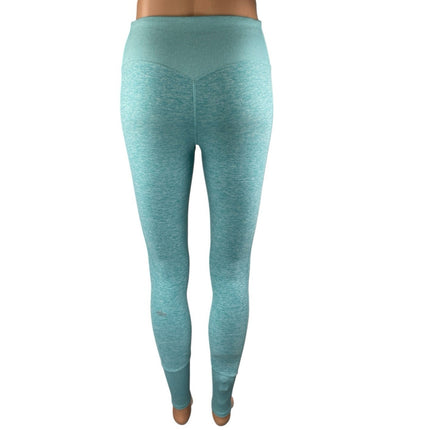 Alo Yoga Alosoft Women's Aqua Blue Gym Running Athletic Leggings Pants Size S