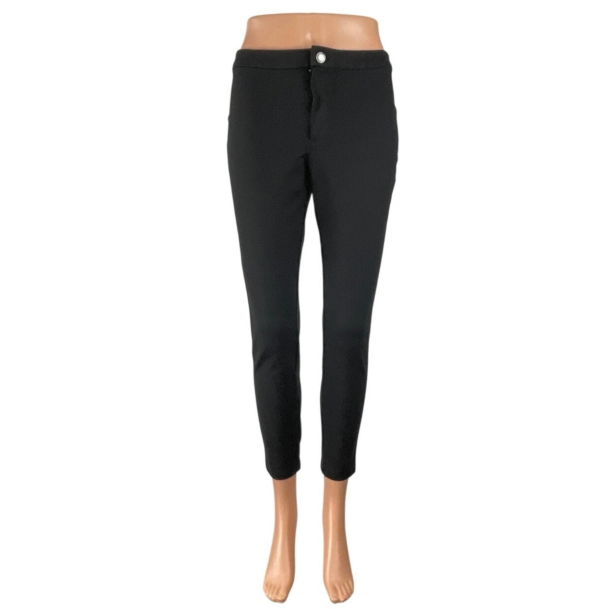 Banana Republic Women's Black High Rise Skinny Tapered Trousers Dress – Brie