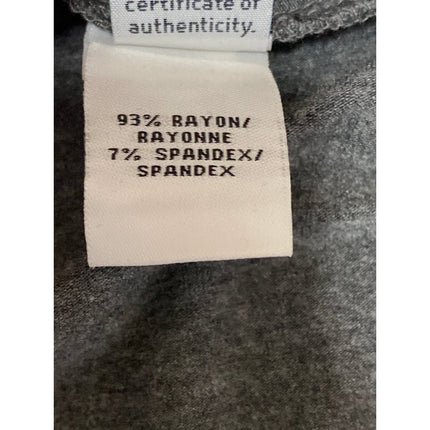 Diane Von Furstenberg Women's Gray Long Sleeve V Neck Mini Wrap Dress Size 4