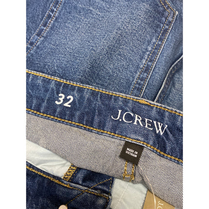 NEW J.Crew Womens Black High Waisted Wide Leg Trousers Baggy Denim Jeans Size 32