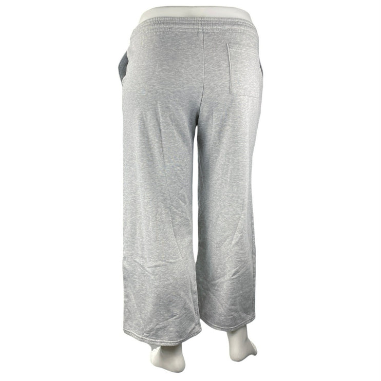 H&M Divided Women's Gray High Waisted Pull On Wide Leg Lounge Sweat Pants Size M