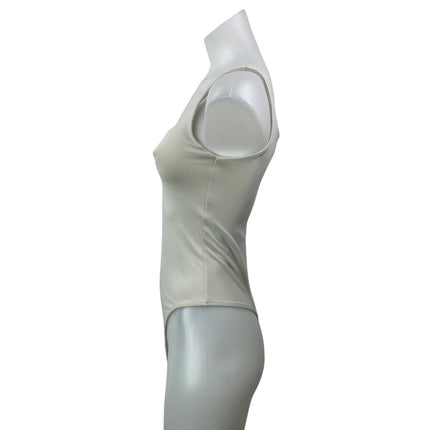 Bundle of 2 Aritzia Babaton Gray Blue Square Neck Thong Tank Bodysuit Top Size S