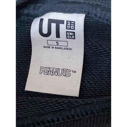 Uniqlo PEANUTS You Can Be Anything Women's Black Long Sleeve Sweatshirt Top S