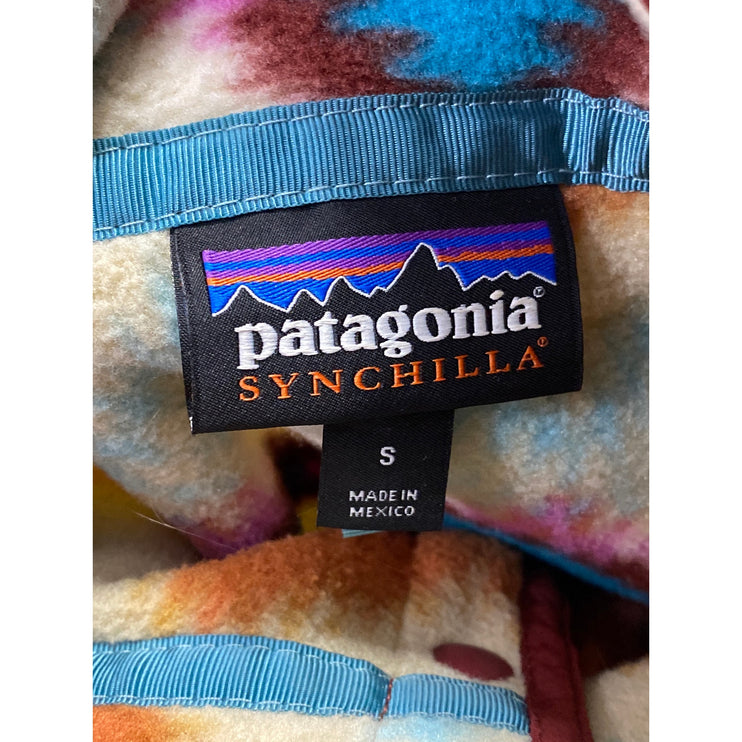 Patagonia Synchilla Snap T Timber Twist Aztec Multicolor Long Sleeve Sweater S