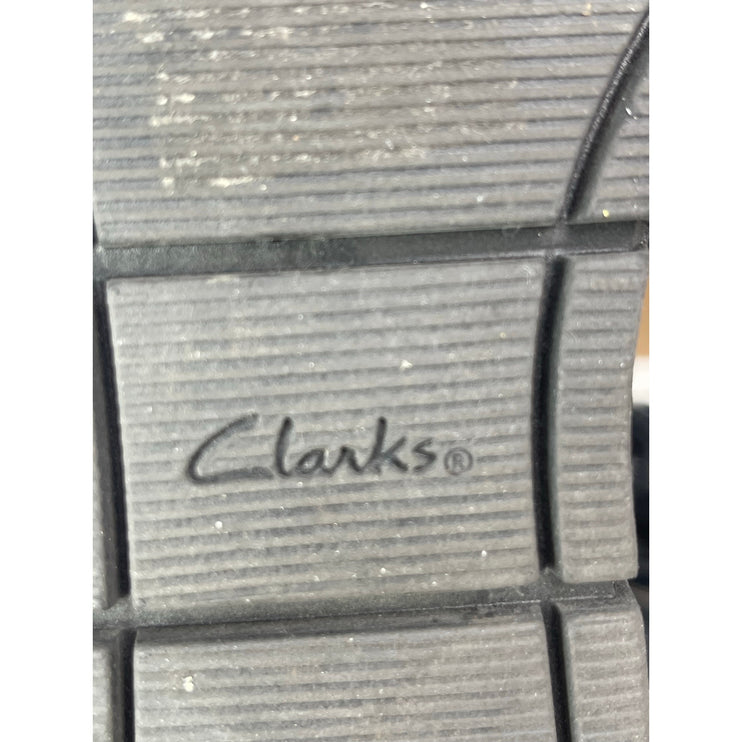 Clarks Airabell Tye Womens Black Patent Leather Lace-Up Platform Oxford Shoes 9