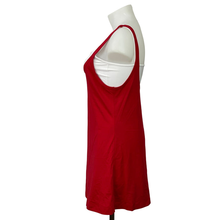 YPB Abercrombie & Fitch On The Go Red Sleeveless Cami Mini Tank Dress Size L