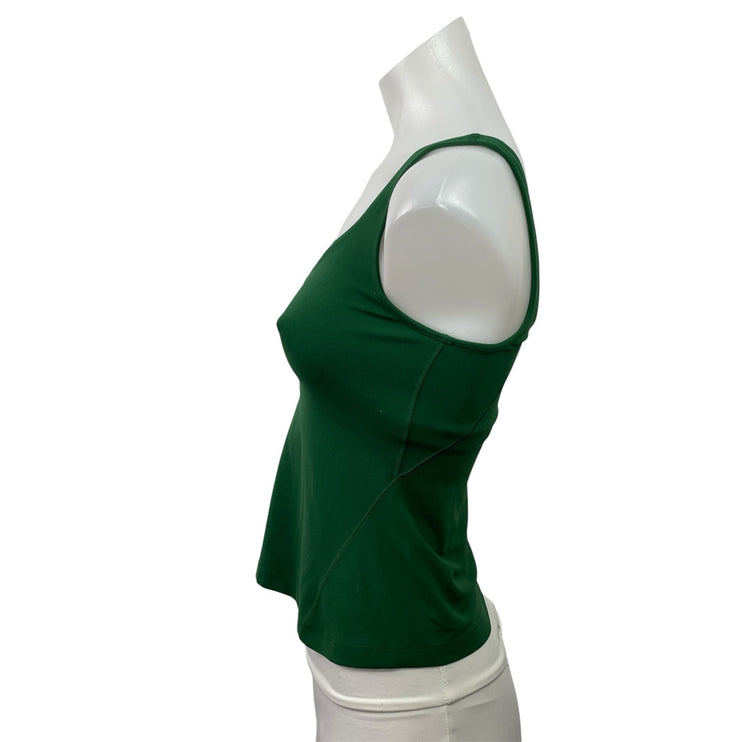 Lululemon Women's Green V Neck Cami Yoga Gym Workout Athletic Tank Top Size S