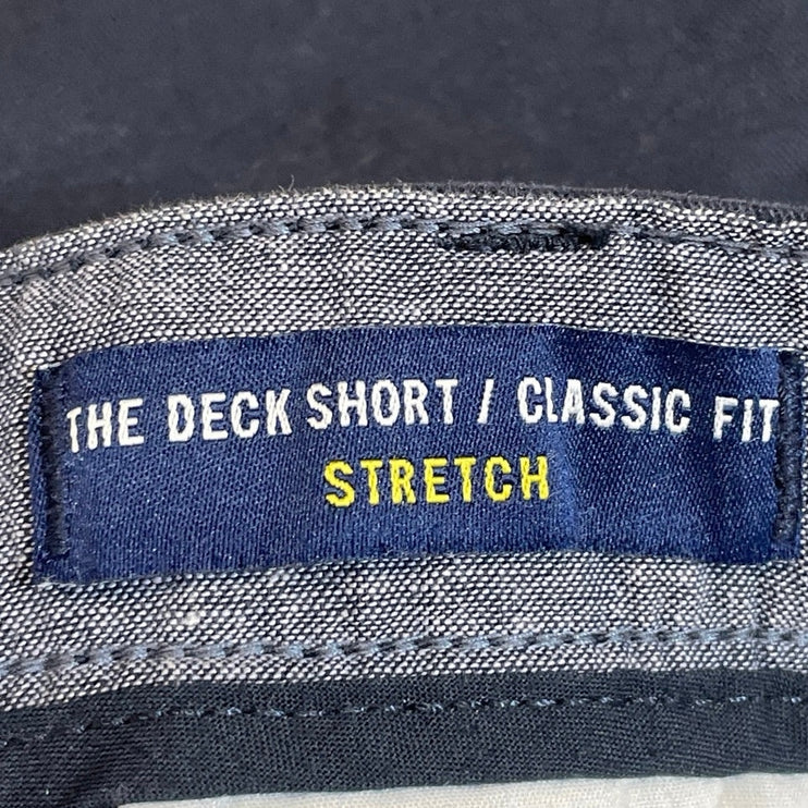 Nautica The Deck Men's Blue High Rise Classic Stretch Chino Bermuda Shorts 32