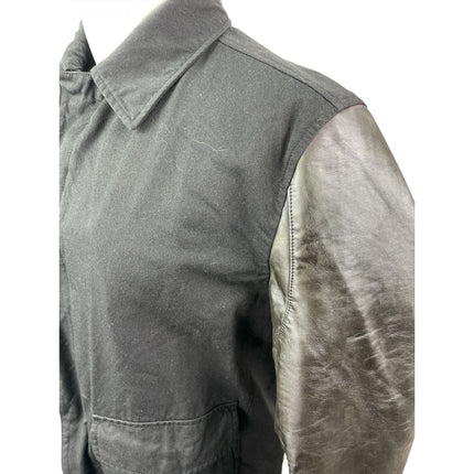 Junya Watanabe Comme de Garçons Mens Genuine Leather Sleeve Comber Coat Jacket L