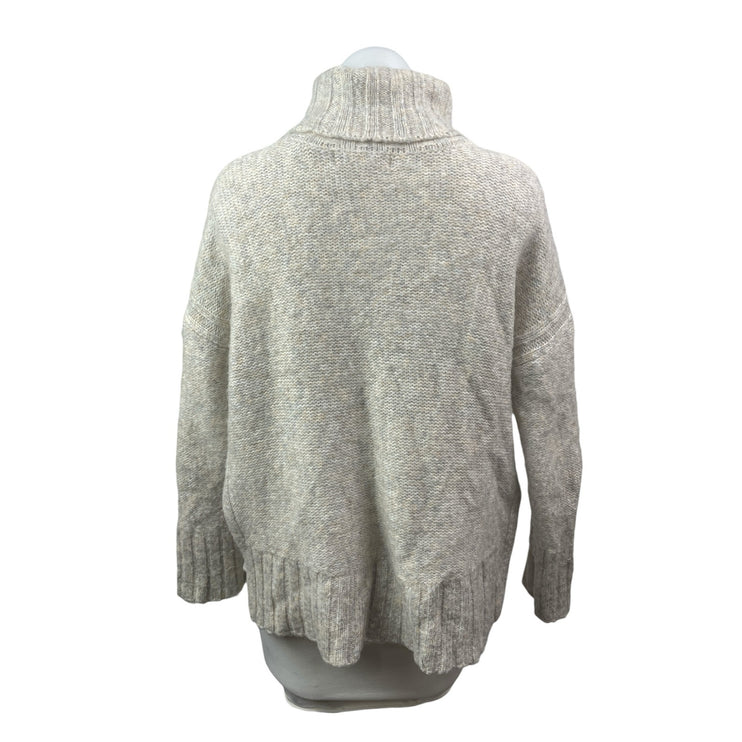 Philosophy Women's Gray Wool Long Sleeve Turtleneck Knit Sweater Top Size M