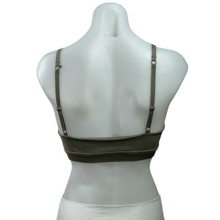 Oner Active Everyday Green Ruched Workout Active Gym  Sports Bra Crop Tank Top S