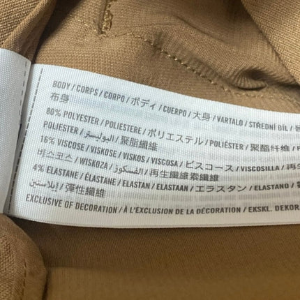 Abercrombie & Fitch Women's Brown High Waist Pleated Wide Leg Trousers Pants 29