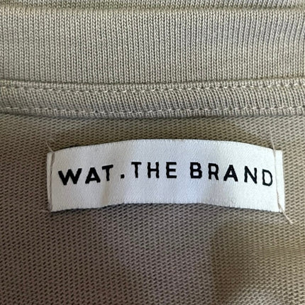 Wat. The Brand Women's Khaki Knit Short Sleeve Pullover Tee T-Shirt Tee Top XL