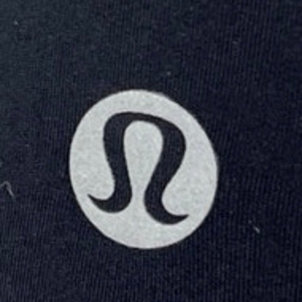 Lululemon On Pace Crop Black Mesh Yoga Workout Athletic Tight Leggings Pants 4