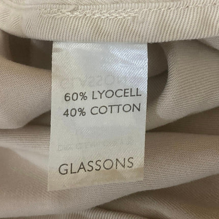 Glassons Beige Waterfall Drape Open Long Sleeve Cardigan Trench Coat Jacket Sz M