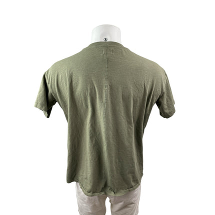 UpWest Men's Green Crew Neck Short Sleeve Basic Jersey Pocket Tee T-Shirt Top S