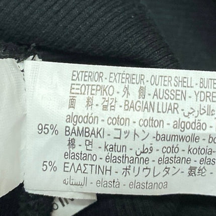 Zara Women's Black Rib Knit Ruffle Flutter Short Sleeve Crop Blouse Top Size S