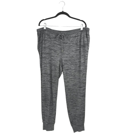 GAP Women's Heather Gray Tapered High Waist Drawstring Trousers Jogger Pants L