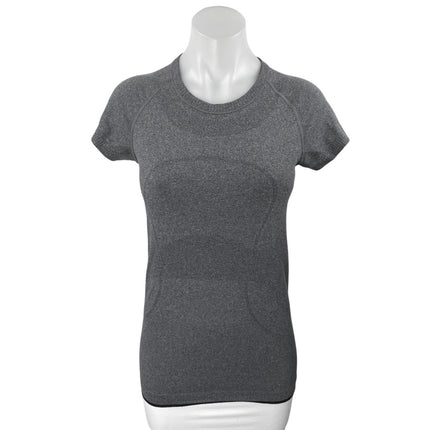 Lululemon Swiftly Tech Women's Gray Sculpt Knit Short Sleeve Tee T-Shirt Top 6