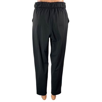 Lululemon Keep Moving 7/8 Black Women's High Rise Drawstring Trouser Pants Sz S