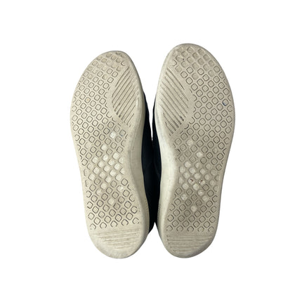 Everlane The Court Unisex Black Leather Lace Up Low Top Sneakers Shoes W-8 M-6