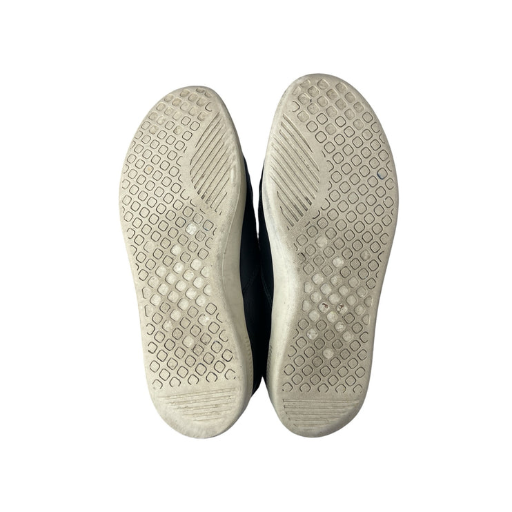 Everlane The Court Unisex Black Leather Lace Up Low Top Sneakers Shoes W-8 M-6