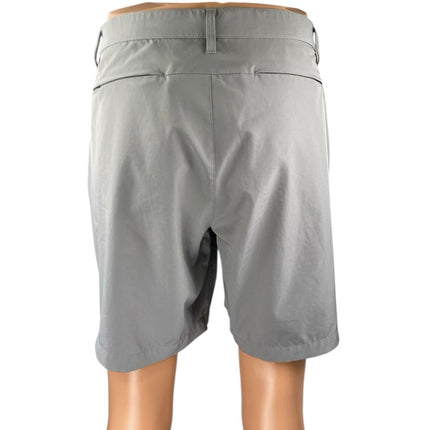 Fabletics The High Side Men's Light Gray Performance Golf Khaki Chino Shorts L