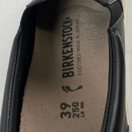NEW Birkenstock Oswego Black Natural Leather Slip On Loafer Sneaker Shoe Size 39