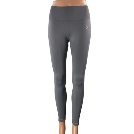 Gymshark Women's Gray High Rise Yoga Running Workout Athletic Leggings Pants S
