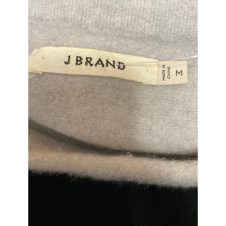 J Brand Women's Colorblock Crew Neck Long Sleeve Sweatshirt Sweater Top Size M