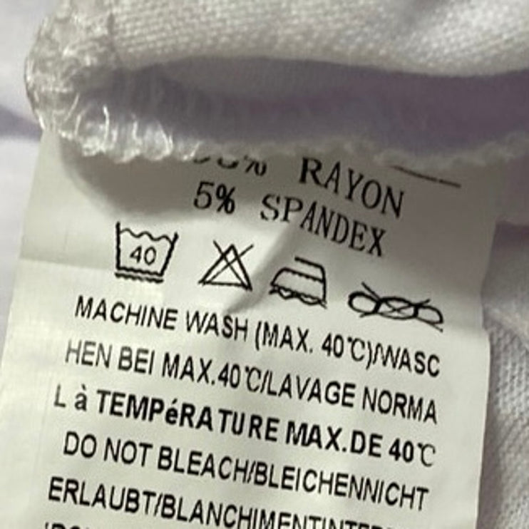 Ekouaer Women's White Collar Long Sleeve Button Down Mini Tunic Shirt Dress Sz M