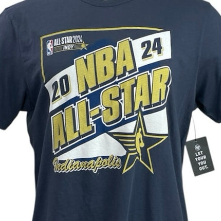 NEW 47 Brand NBA Indianapolis Franklin Graphic Short Sleeve Tee T-Shirt Top Sz L