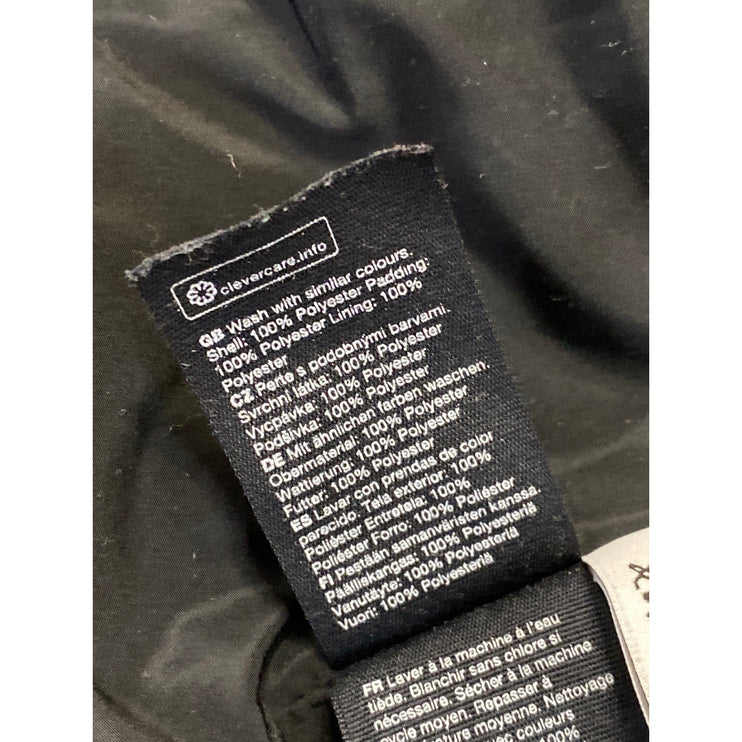 & Other Stories Women's Black Quilted Puffer Long Sleeve Oversize Jacket Size 10