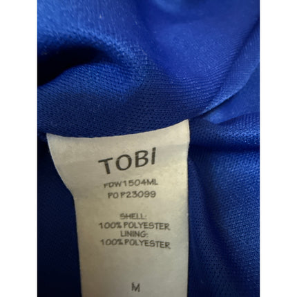 Tobi Blue Strappy Back Sleeveless Cami Camisole Tank A Line Mini Dress Size M