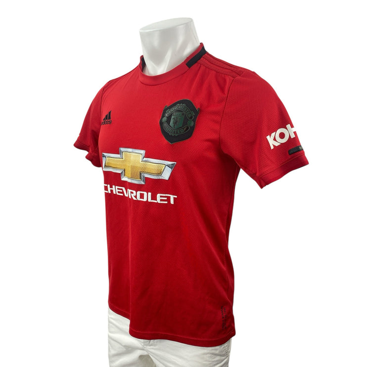 Adidas Manchester United 2019/2020 Men's Red Short Sleeve Jersey Shirt Top Sz M