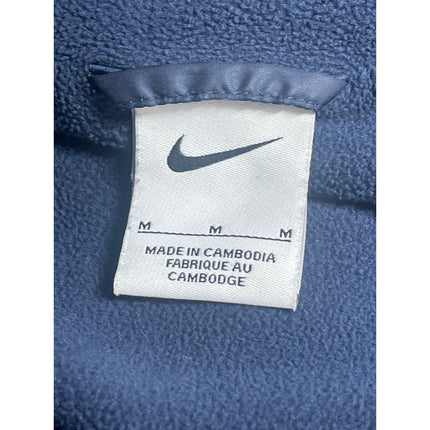 Nike Men's Blue Hoodie Hooded Full Zip Long Sleeve Outdoor Windbreaker Jacket M