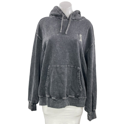 OVO October's Very Own Women's Black Washed Hoodie Hooded Sweatshirt Top Size L