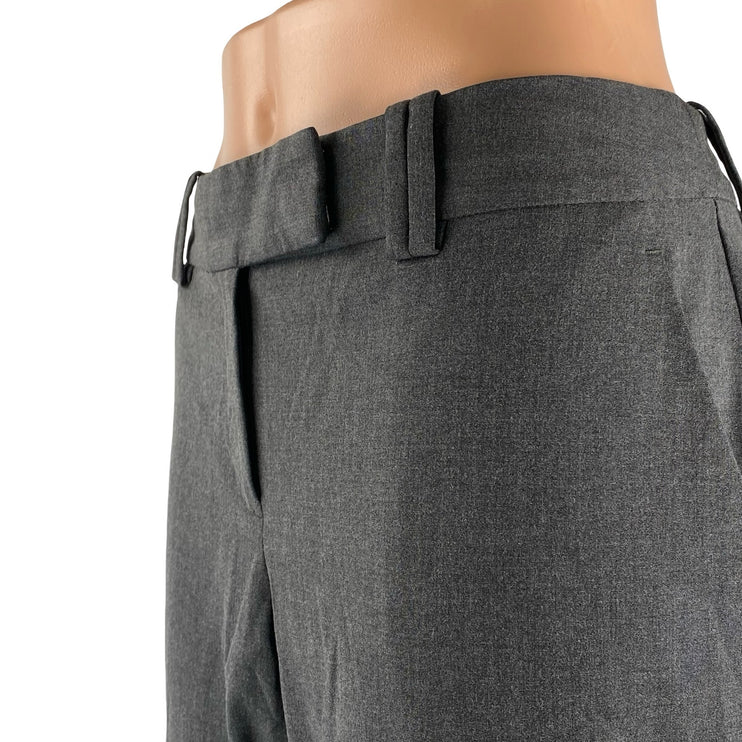Ann Taylor LOFT Women's Gray High Rise Flared Bootcut Trousers Pants Size 10