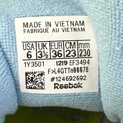 Reebok Classic Club C 85 Women's White Yellow Lace Up Low Top Sneakers Shoes 6