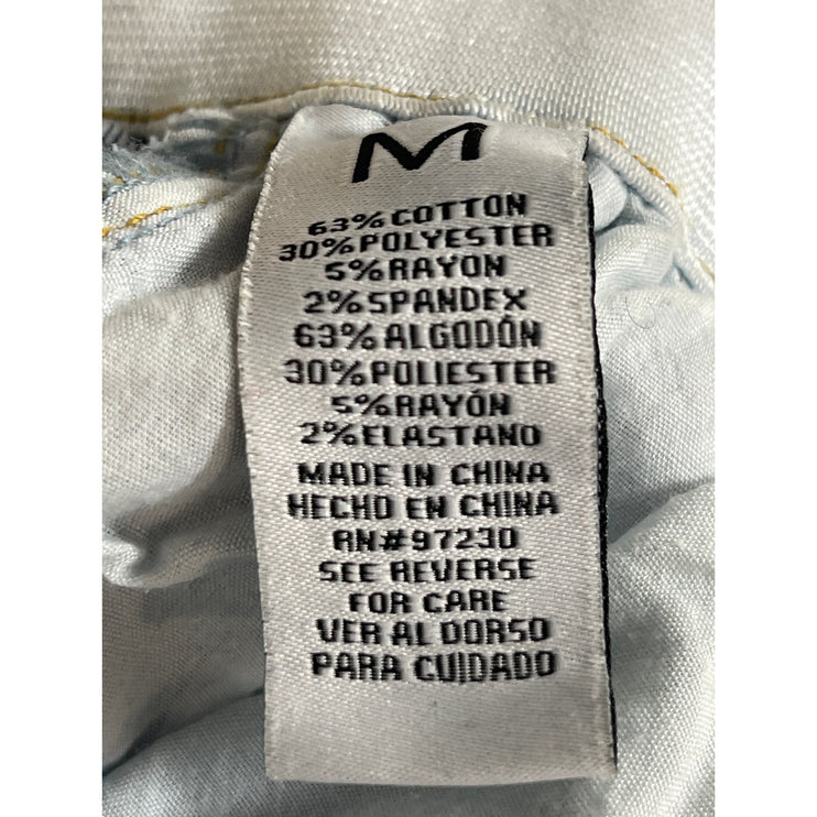 Almost Famous High Rise Paperbag Dungarees Overall Jumpsuit Denim Jeans Pants M