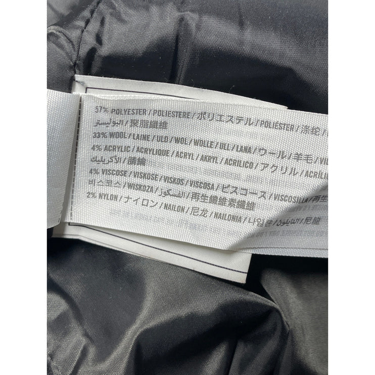 Hollister Women's Gray Long Sleeve Button Longline Trench Coat Jacket Size L