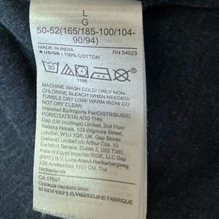 Banana Republic Luxury Touch Men's Blue Short Sleeve Performance T-Shirt Top L