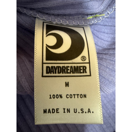 NEW Daydreamer Purple Yellow Ruched Colorblock Sleeveless Cami Crop Tank Top M