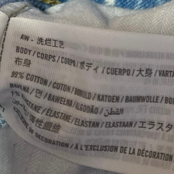 Abercrombie & Fitch 90's Straight Women's Blue Ultra High Rise Denim Jeans Sz 31