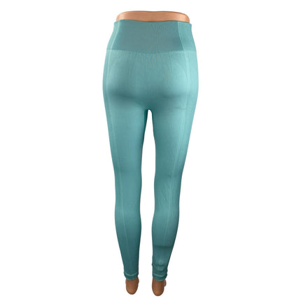 Gymshark Energy Seamless Blue Skinny Yoga Athletic Activewear Leggings Pants S
