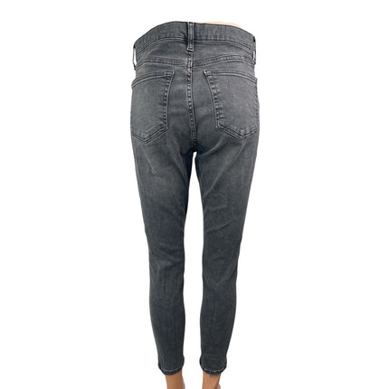 Topshop Jamie Women's Black High Waisted Slim Fit Skinny Denim Jeans Pants Sz 30
